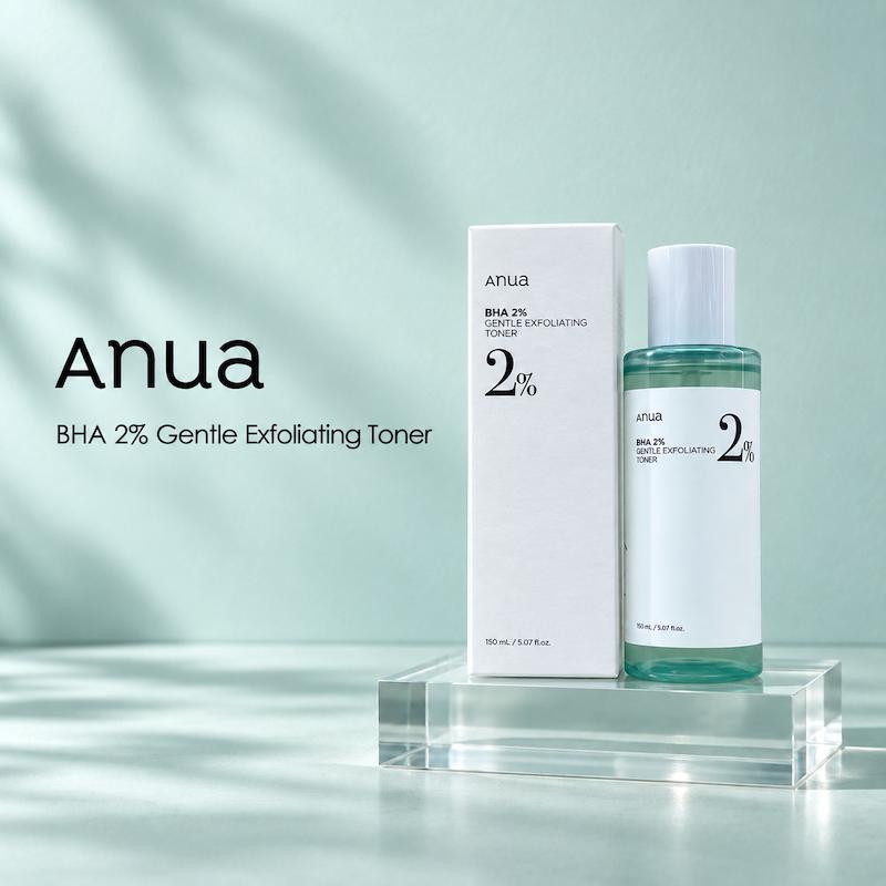 تونر لایه‌بردار ملایم ANUA BHA 2%