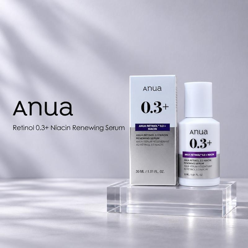 سرم جوانساز رتینول ۰.۳ + نیاسین ANUA