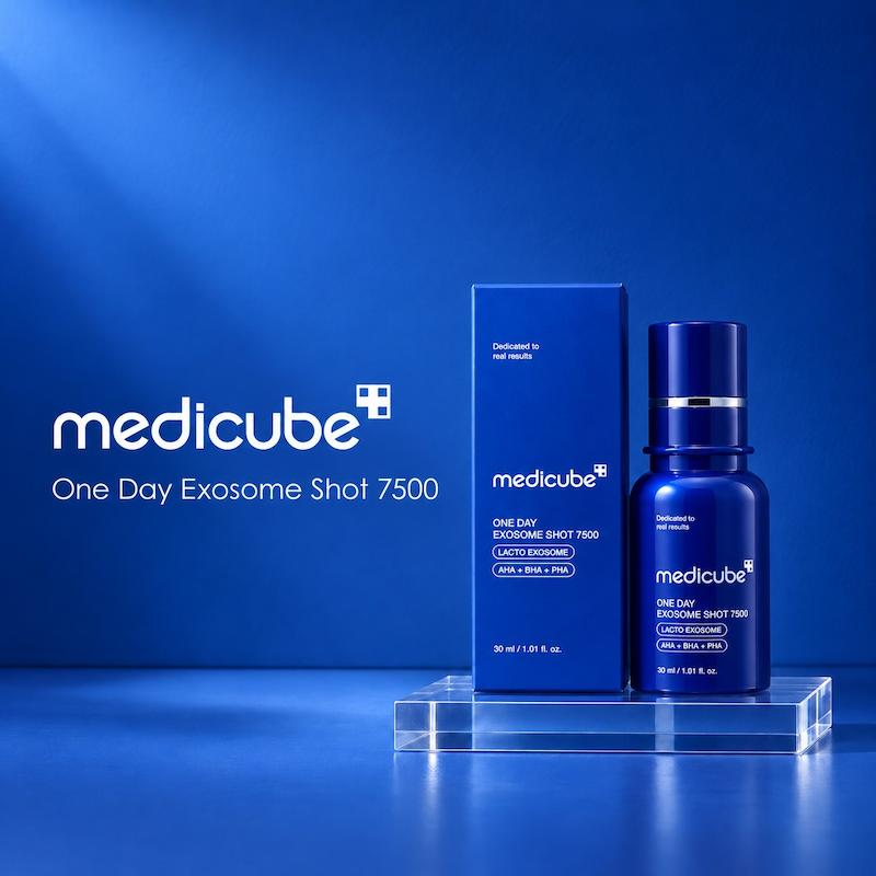 سرم لایه‌بردار MEDICUBE One Day Exosome Shot 7500