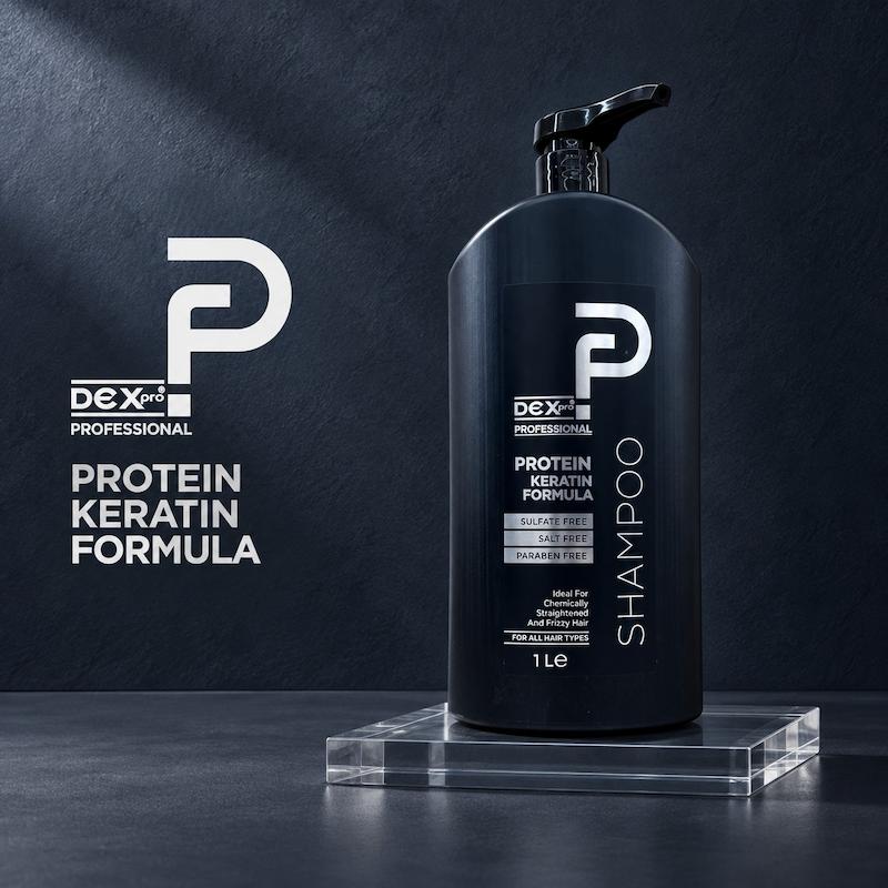 شامپو پروتئین و کراتین DEX Professional