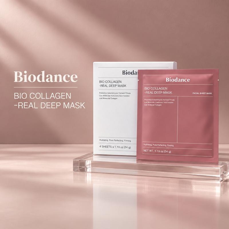 ماسک ورقه‌ای بایو کلاژن BIODANCE