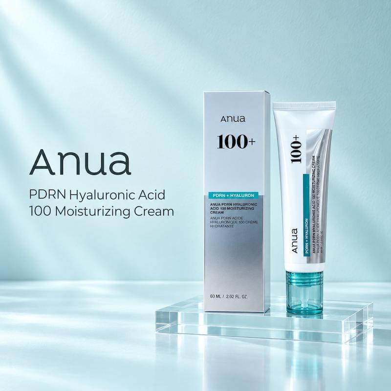 کرم مرطوب‌کننده ANUA PDRN + HYALURON 