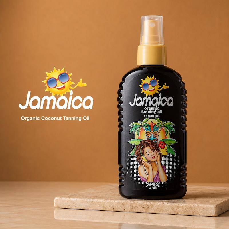 روغن برنزه‌کننده نارگیل جامایکا SPF2 حجم ۲۰۰ میل