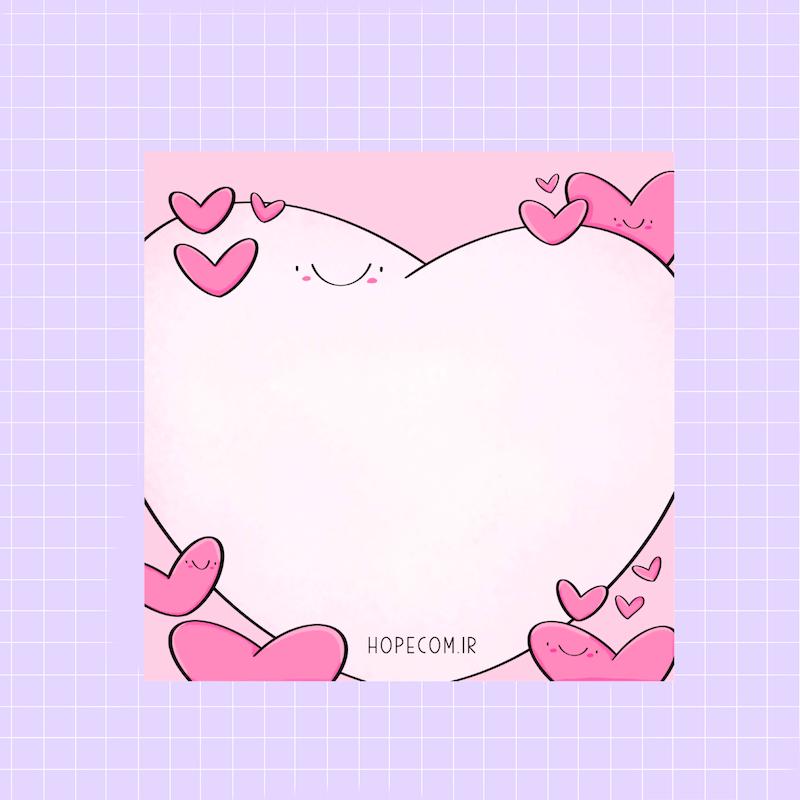 برگه یادداشت فینگیلی - قلبک -