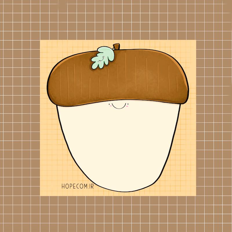 برگه یادداشت فینگیلی - بلوط کوچولو -