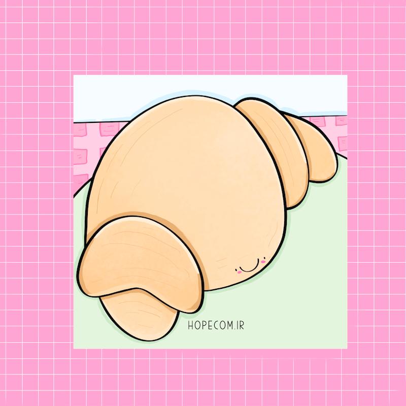 برگه یادداشت فینگیلی - کروسان کوچولو -