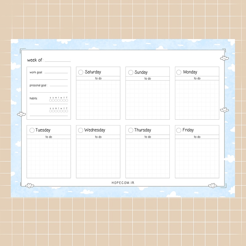 پلنر هفتگی - آسمون - 