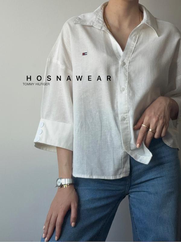 شومیز لینن تامی TOMMY HILFIGER