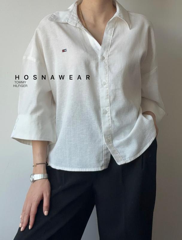 شومیز لینن تامی TOMMY HILFIGER