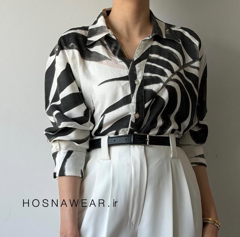 شومیز لینن ZARA 