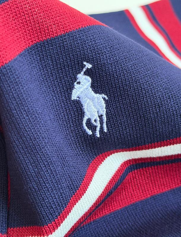 پولوشرت بافت راه‌راه زنانه US Polo | وارداتی