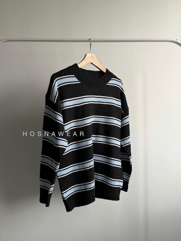 پلیور بافت راه راه وارداتی