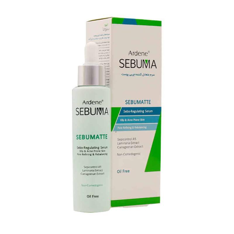 سرم متعادل کننده چربی پوست سبومات Sebumatte Sebu Regulating Serum Ardene Sebuma