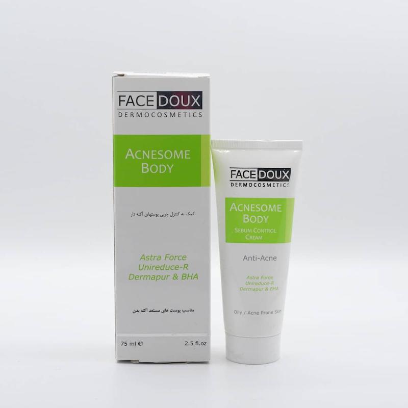 کرم کنترل چربی بدن آکنه زوم D-4261 Acnesome Body Sebum Control Cream Face Doux