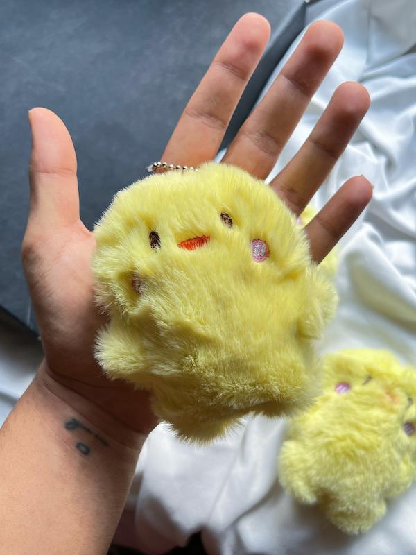 آویز جوجه لپ صورتی🐥