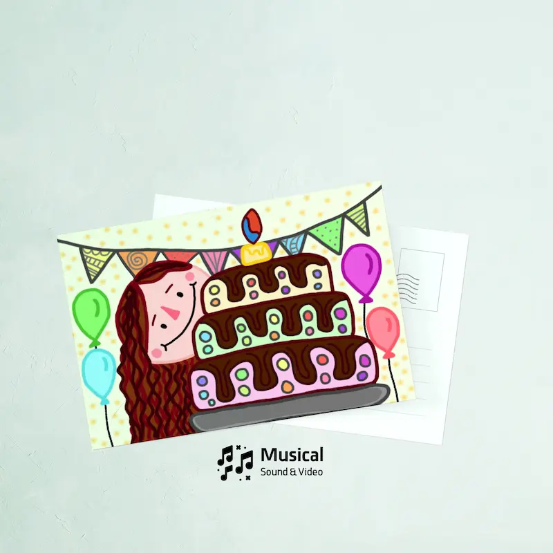 کارت تبریک تولدی