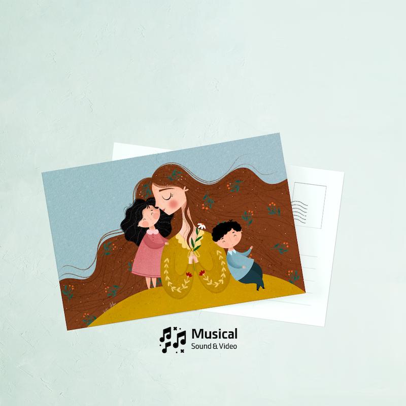 کارت پستال مادرانه