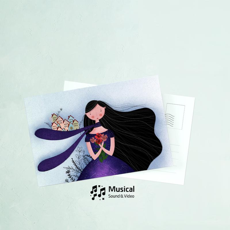 کارت پستال دامان شب