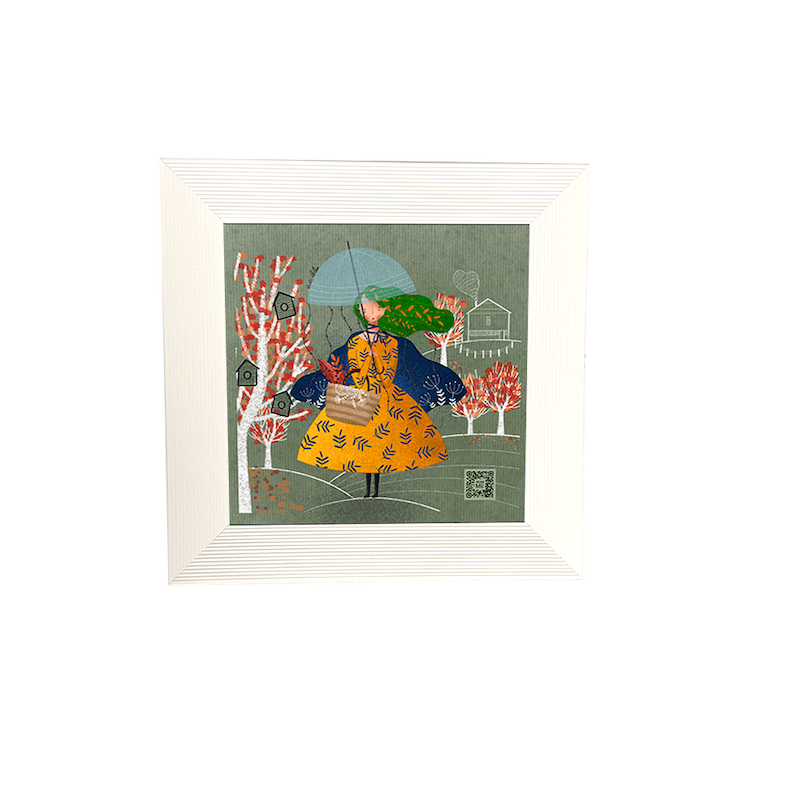 قاب موزیکال دختر پاییز