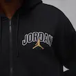 Jordan Brooklyn Oversize FZ Hoodie Men's Black Sweatshirt