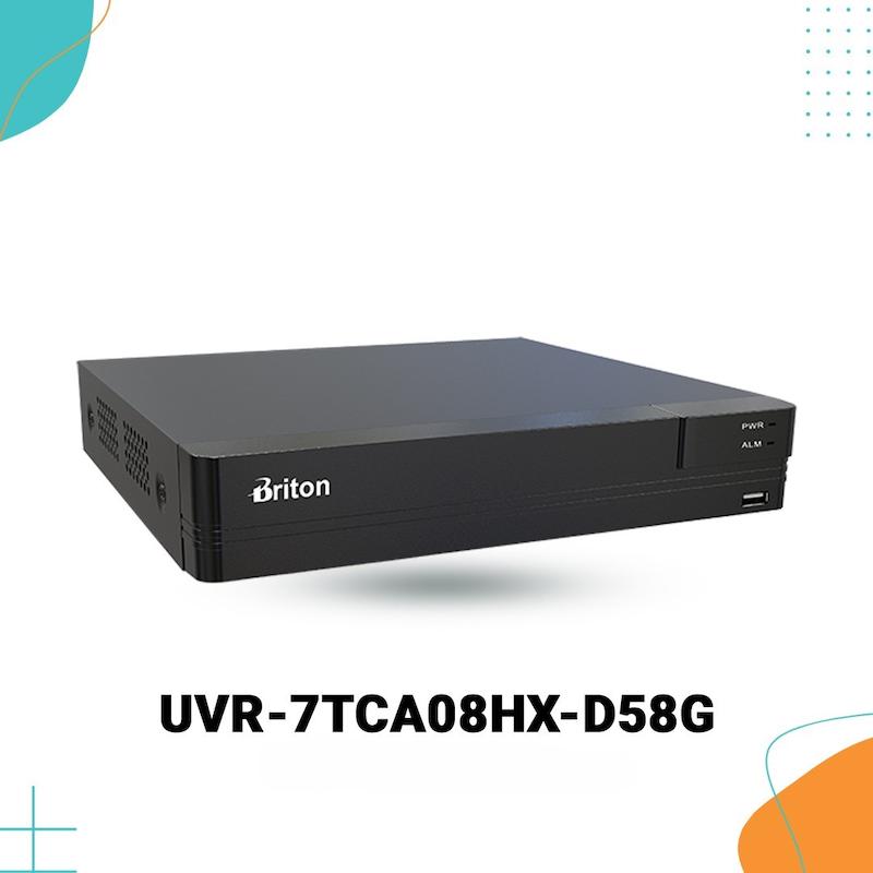 دستگاه ضبط تصویر آنالوگ ۸ کانال مدل UVR-7TCA08HX-D58G