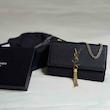 کیف تمام چرم برند YSL