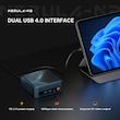 کامپیوتر مینی Mini Pc Office-Gaming-Mini-PC, Ryzen 7 6800H (Beat 6800U, up to 4.7GHz), 32GB DDR5 RAM 512GB PCIe SSD Mini Computer