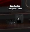 Mini Pc برند GenMachine کانفیگ 16g Ram 256g Ssd Ryzen Pro 3 4450U