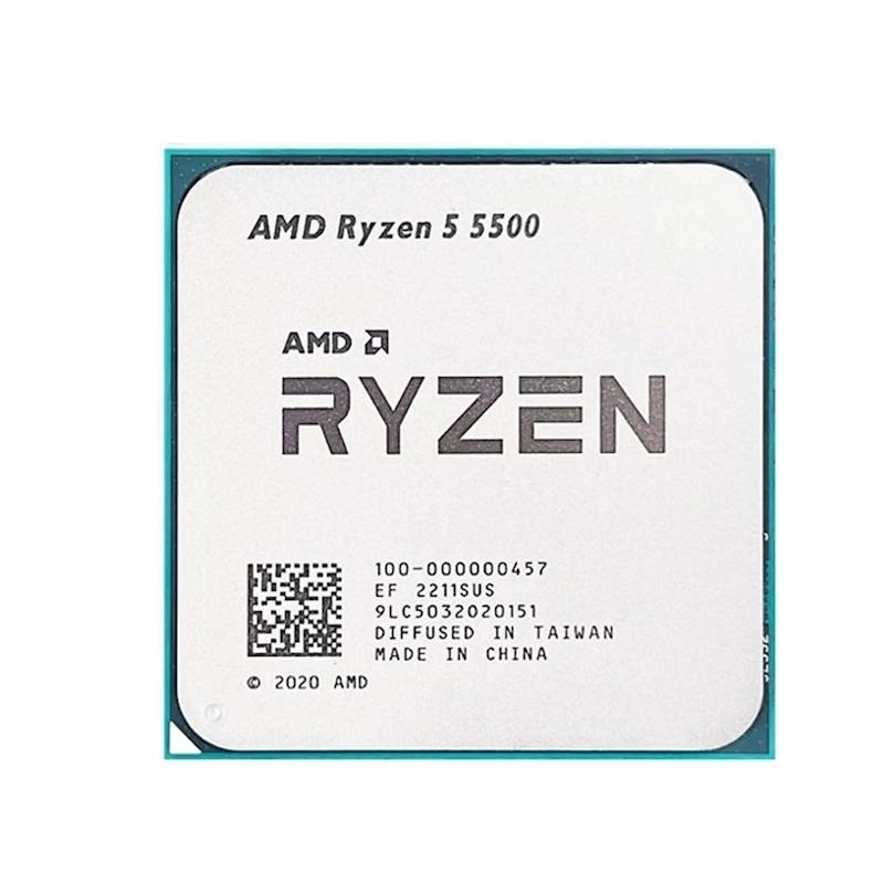 سی پی یو AMD مدل Ryzen 5 5500 بدون باکس TRAY