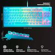 کیبرد گیمینگ برند استیل سریز SteelSeries مدل Apex 3 TKL Aqua 
