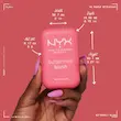 رژگونه پودری نیکس مدل باترملت بلاش  NYX PROFESSIONAL MAKEUP BUTTERMELT COMPACT BLUSH 01 MY BUTTA HALF