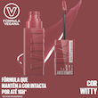 رژ لب براق 16 ساعته مایع میبلین ویتی  Maybelline Super Stay Vinyl Ink Witty 40