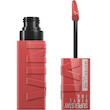 رژ لب براق سوپر استی میبلین 16 ساعته استی پیچی Maybelline Super Stay Vinyl Ink Peachy 15
