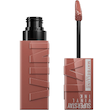رژ لب براق سوپر استی میبلین 16 ساعته پانچی  Maybelline Super Stay Vinyl Ink Punchy 120