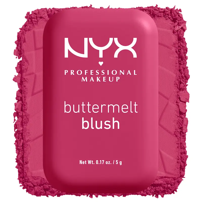 رژگونه پودری نیکس مدل باترملت بلاش  NYX PROFESSIONAL MAKEUP BUTTERMELT COMPACT BLUSH 11 BUTTA THAN BEFORE