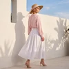 دامن زنانه هوکانی کد 5066602 سفید