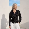 شومیز زنانه هوکانی کد 5079601 مشکی
