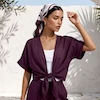 شومیز زنانه هوکانی کد 5076926 بنفش تیره