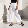 شلوار زنانه هوکانی کد 5077002 سفید