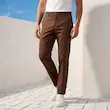شلوار پارچه ای  مردانه هوکانی کد 1080533 قهوه ای تیره