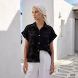 شومیز زنانه هوکانی کد 5079901 مشکی
