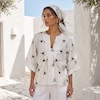 شومیز زنانه هوکانی کد 5079702 سفید