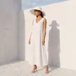 پیراهن زنانه هوکانی کد 5074802 سفید