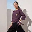 شومیز زنانه هوکانی کد 5079526 بنفش تیره