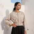 بامبر زنانه هوکانی کد 5068727 کرم روشن