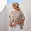 بلوز زنانه هوکانی کد 5069527 کرم روشن