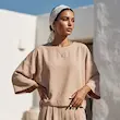 شومیز زنانه هوکانی کد 5062227 کرم روشن