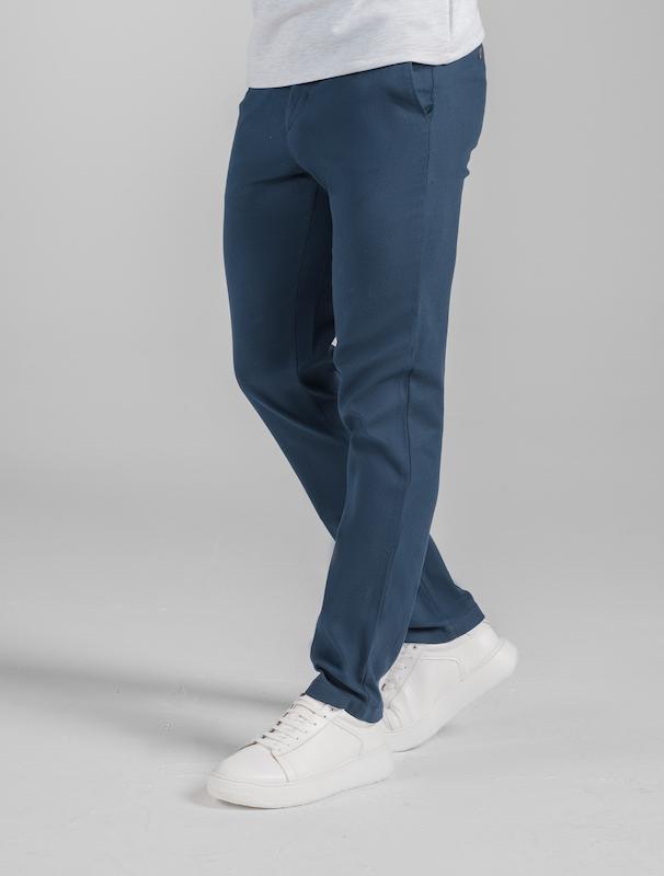 شلوار کتان مردانه هوکانی کد 1060604 سرمه ای