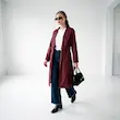 بارانی زنانه هوکانی کد 5075924 زرشکی