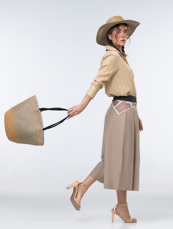 شلوار زنانه هوکانی کد 5037228 کرم تیره